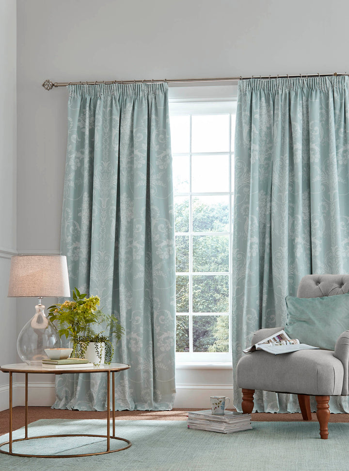 Josette Blackout Lined Header Tape Curtains