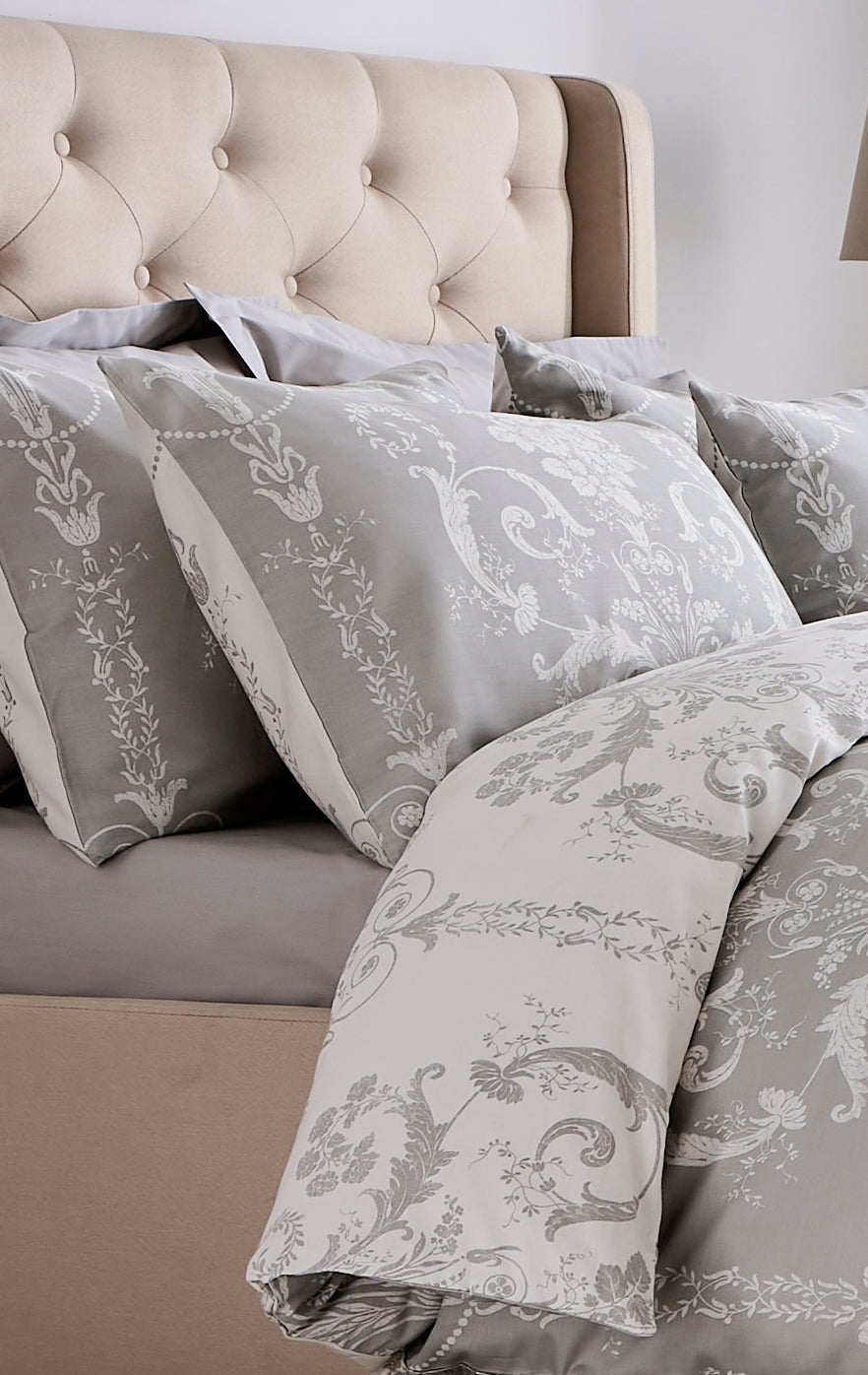 Josette Dove Grey Duvet Set