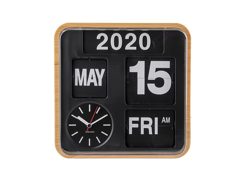 Mini Flip Wall Clock