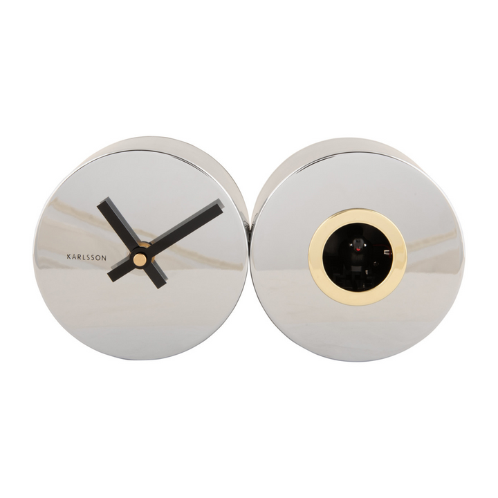 Duo Chrome Plated Cuckoo Clock