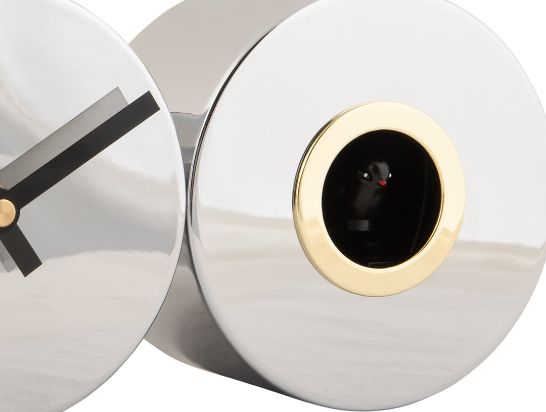 Duo Chrome Plated Cuckoo Clock