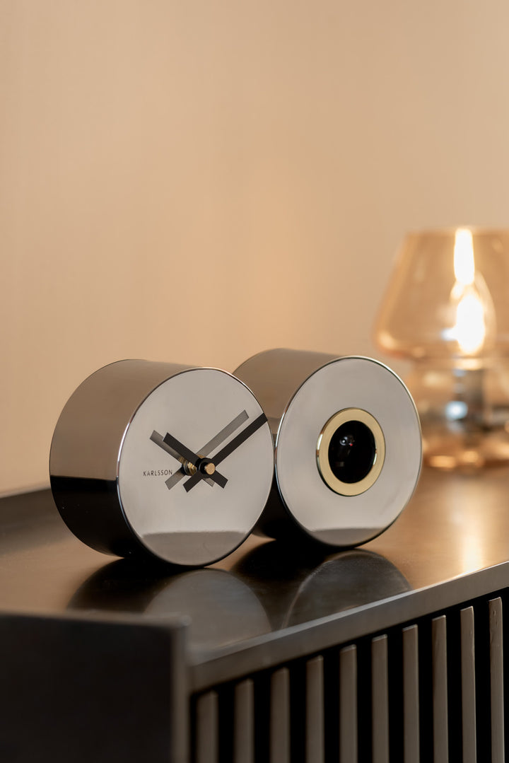 Duo Chrome Plated Cuckoo Clock