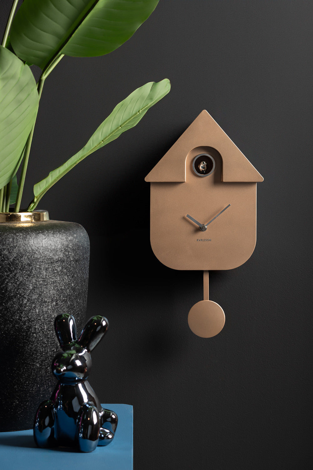 Metallic Modern Cuckoo Clock