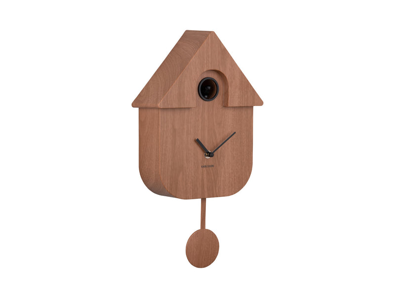 Wood Effect Modern Cuckoo Clock