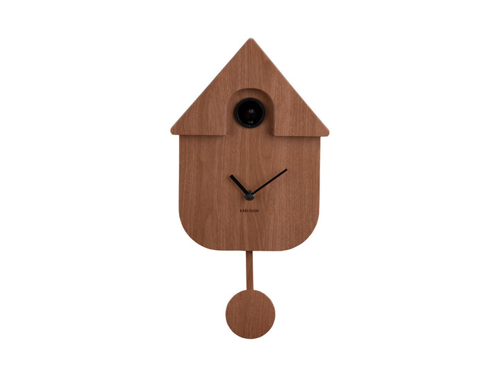 Wood Effect Modern Cuckoo Clock