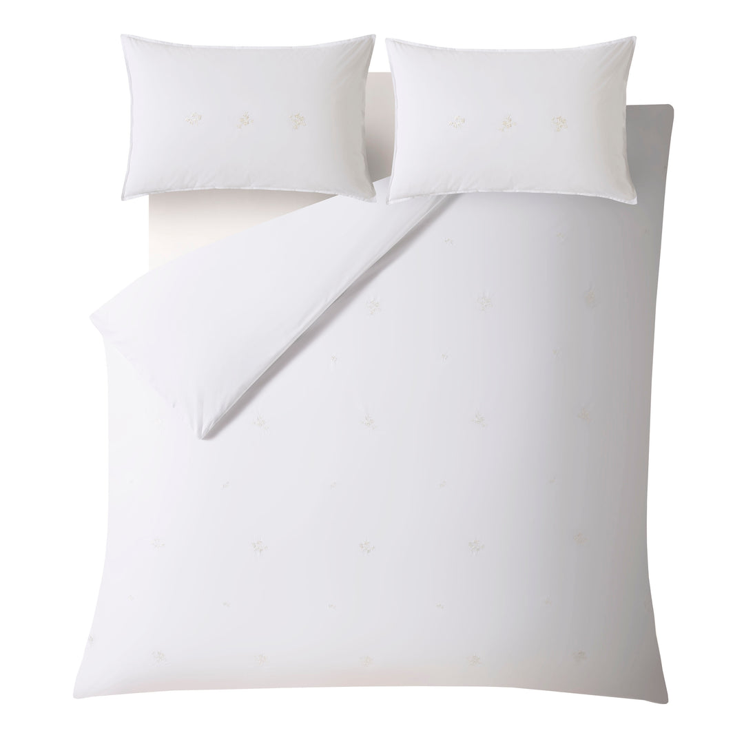 Keeleigh Posy White Duvet Set