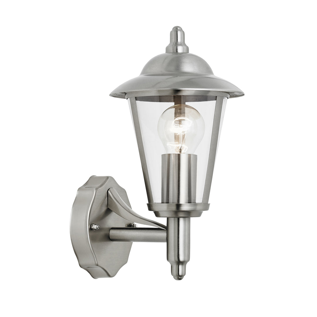 Klien Outdoor Wall Lantern in Stainless Steel