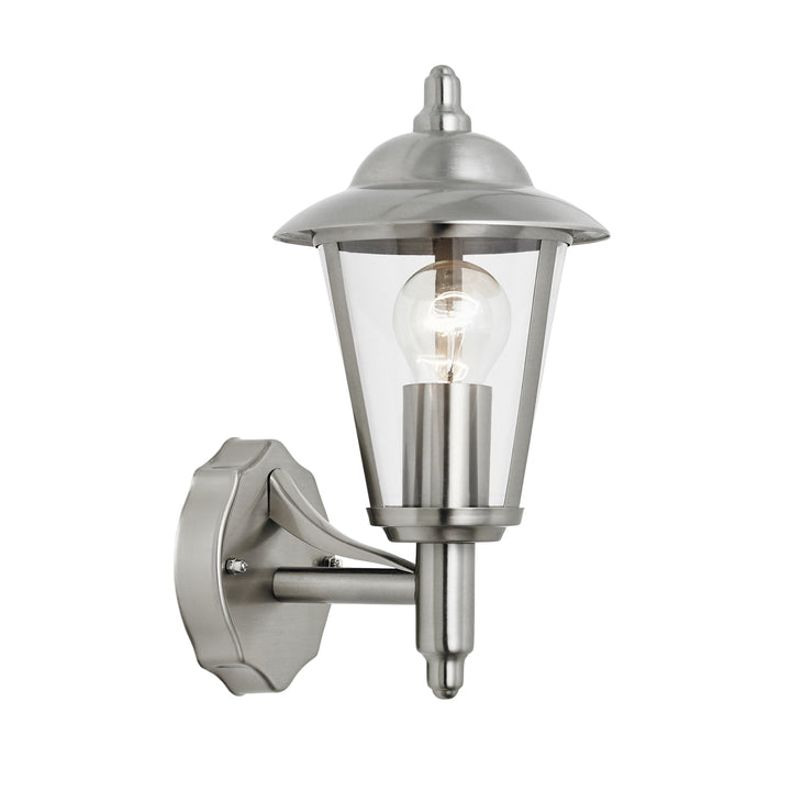 Klien Outdoor Wall Lantern in Stainless Steel