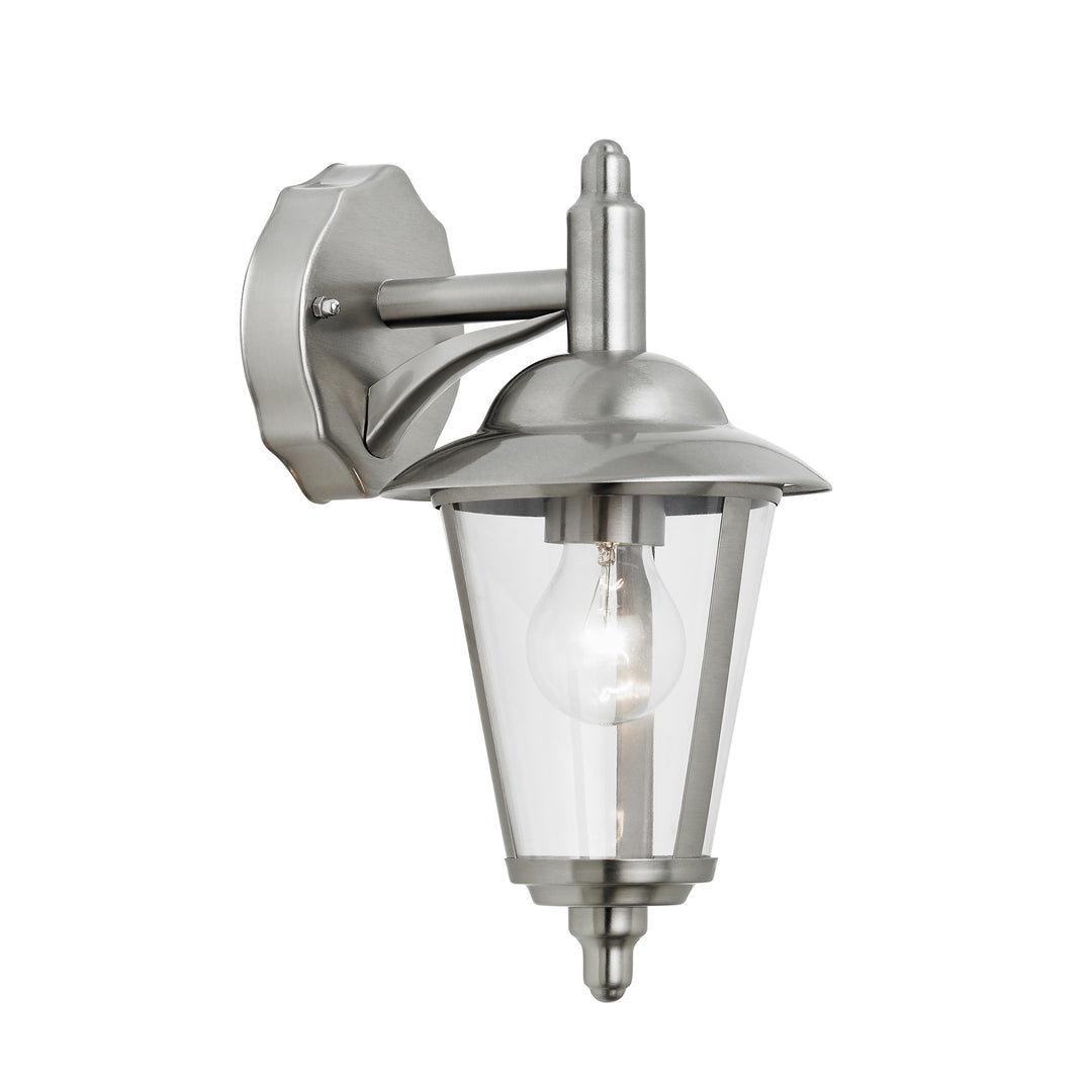 Klien Outdoor Wall Lantern in Stainless Steel