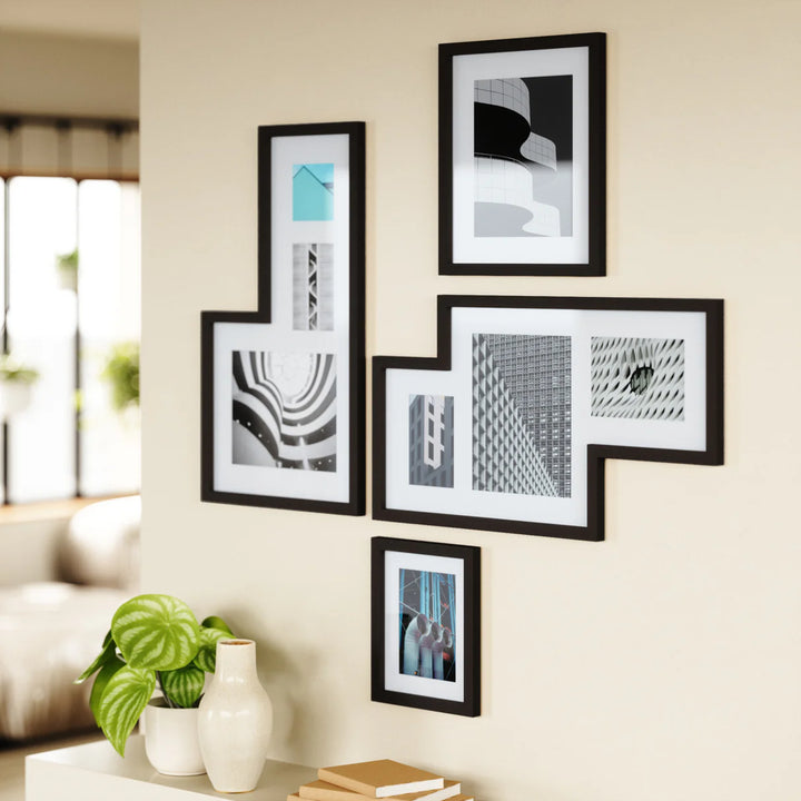 Mingle Black Wall Picture Frames Set of 4