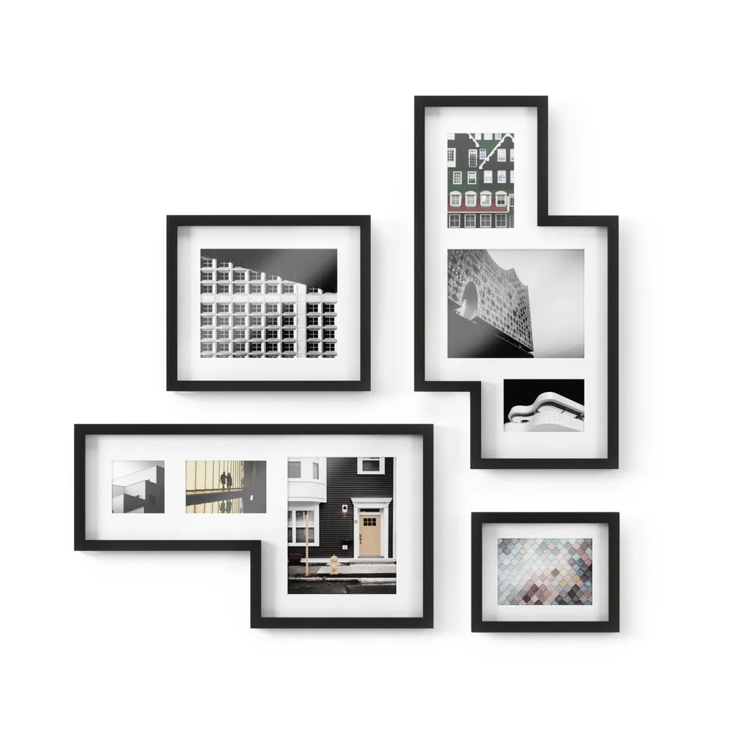 Mingle Black Wall Picture Frames Set of 4