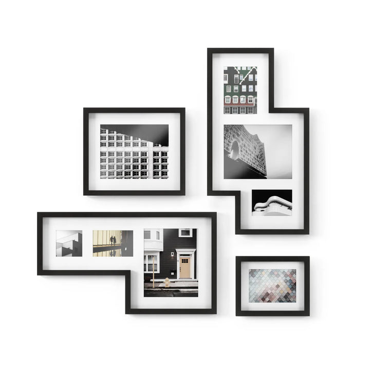Mingle Black Wall Picture Frames Set of 4