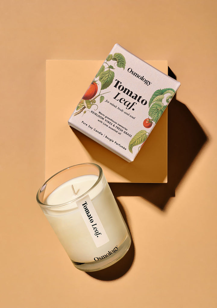 Tomato Leaf Votive Candle