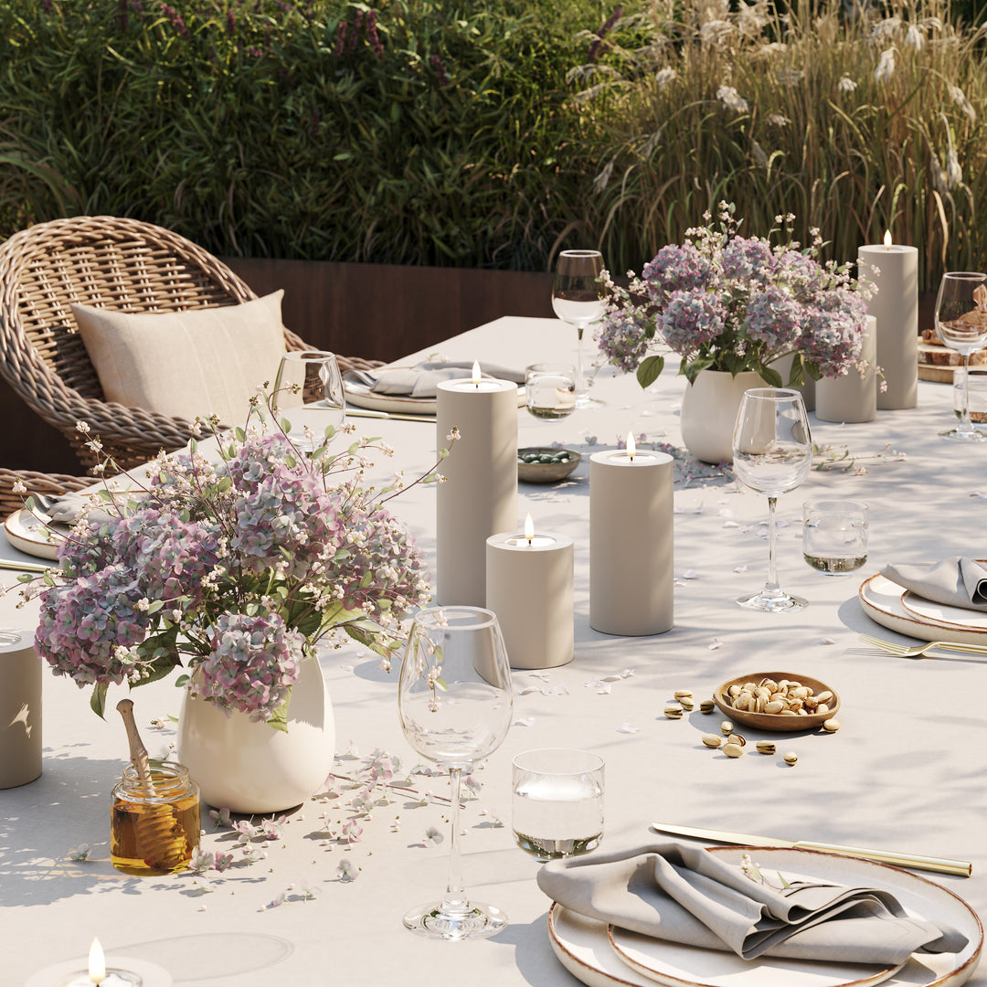 Flameless Outdoor Dust Sand LED Candle