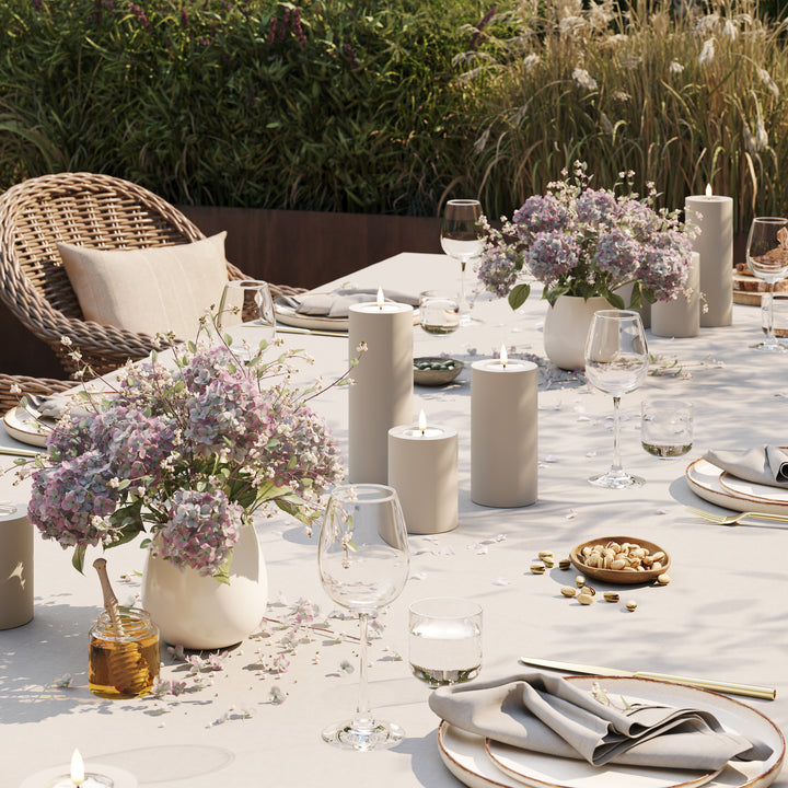 Flameless Outdoor Dust Sand LED Candle