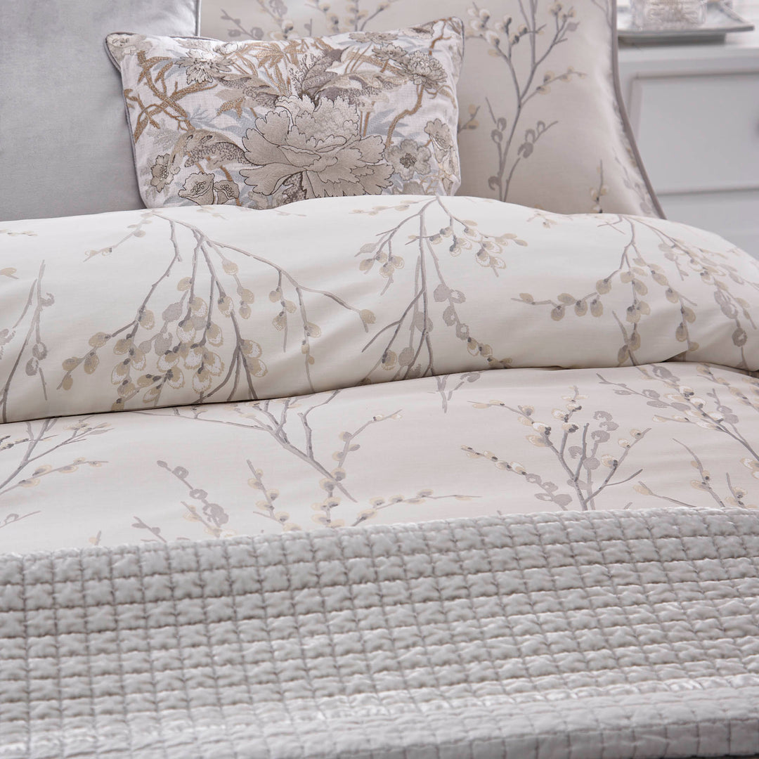 Pussy Willow Dove Grey Duvet Set