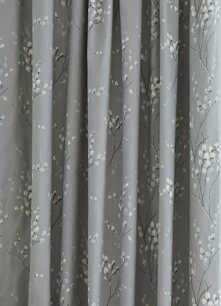 Pussy Willow Lined Header Tape Curtains