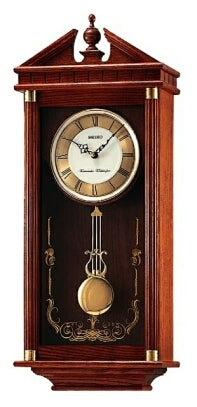 Dark Wooden Westminster Chime Pendulum Wall Clock QXH107B