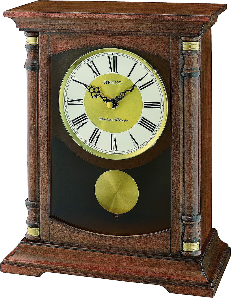 Wooden Westminster Chime Mantel Clock QXQ034B