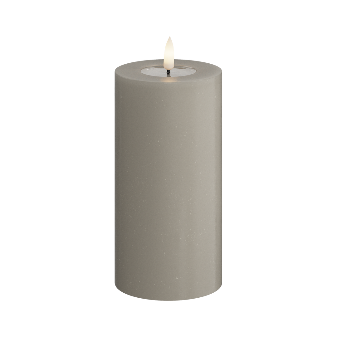 Flameless LED Sand Wax Pillar Candle