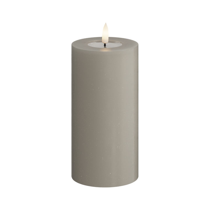 Flameless LED Sand Wax Pillar Candle