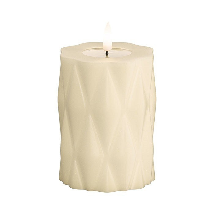 Flameless LED Harlequin Candle