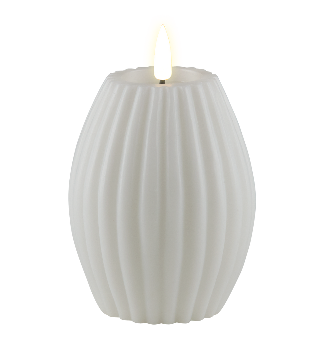Flameless LED Stripe Candle