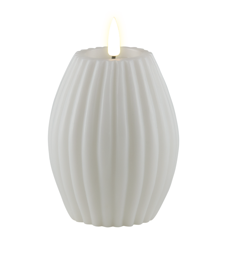 Flameless LED Stripe Candle