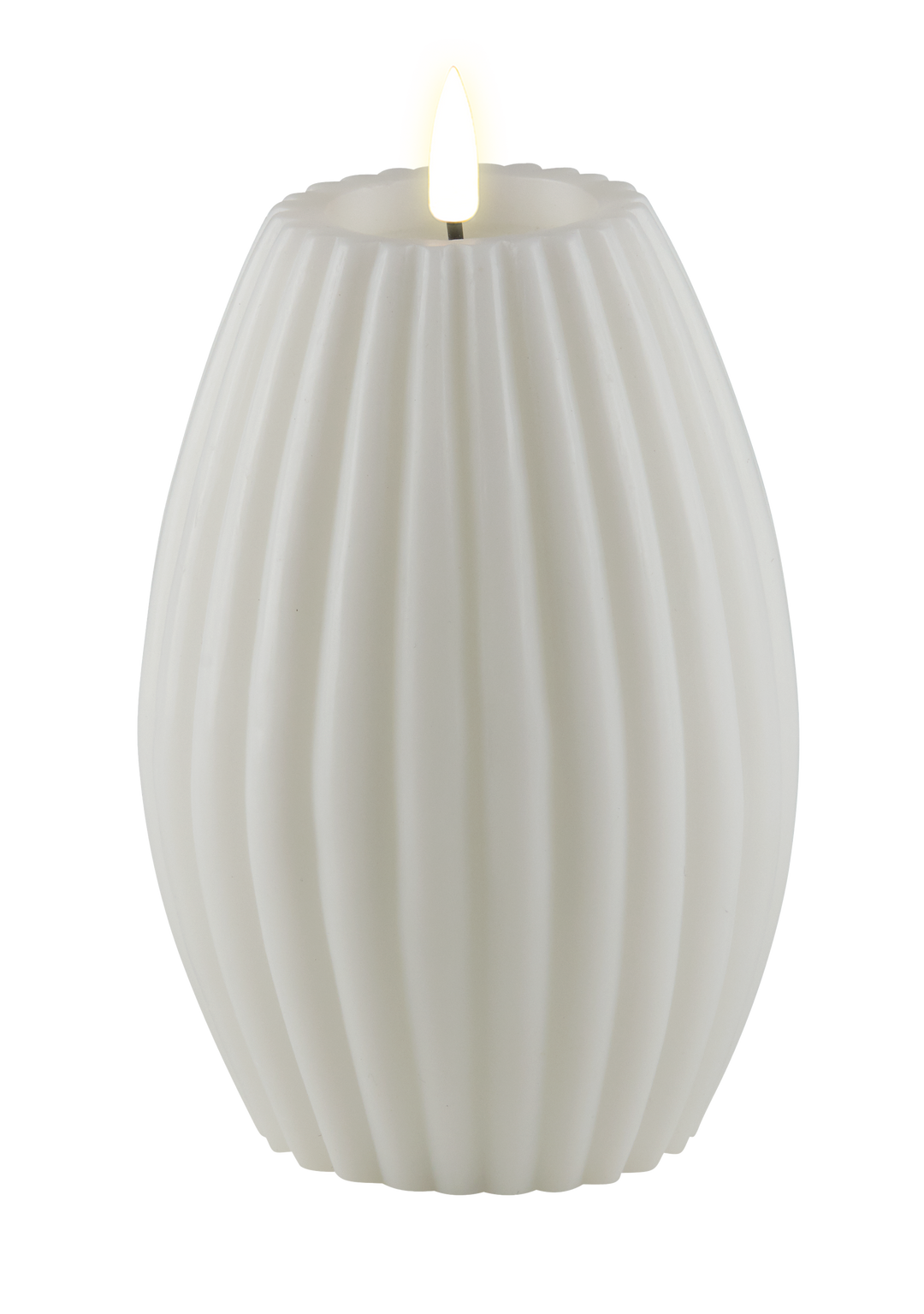 Flameless LED Stripe Candle