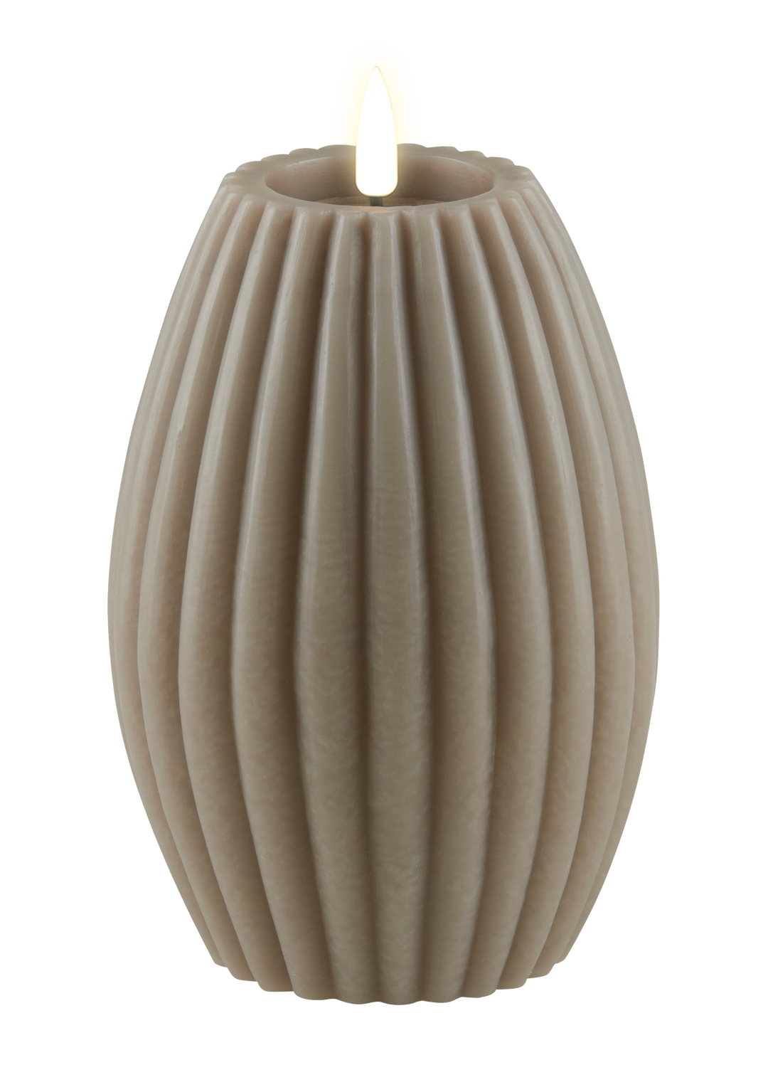 Flameless LED Stripe Candle