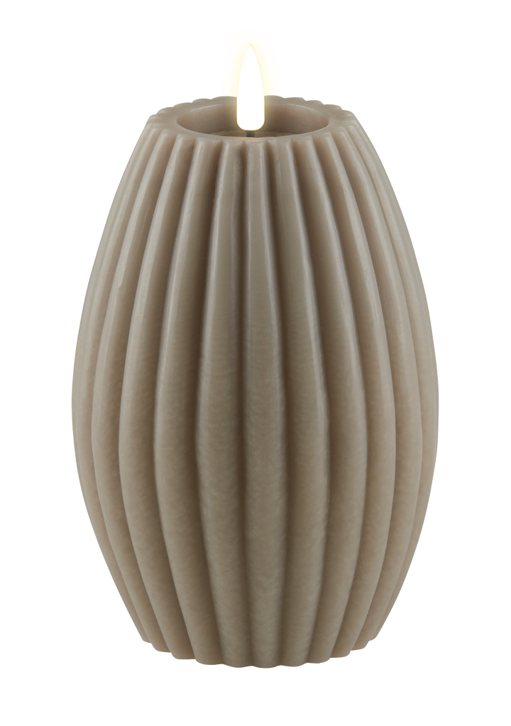 Flameless LED Stripe Candle