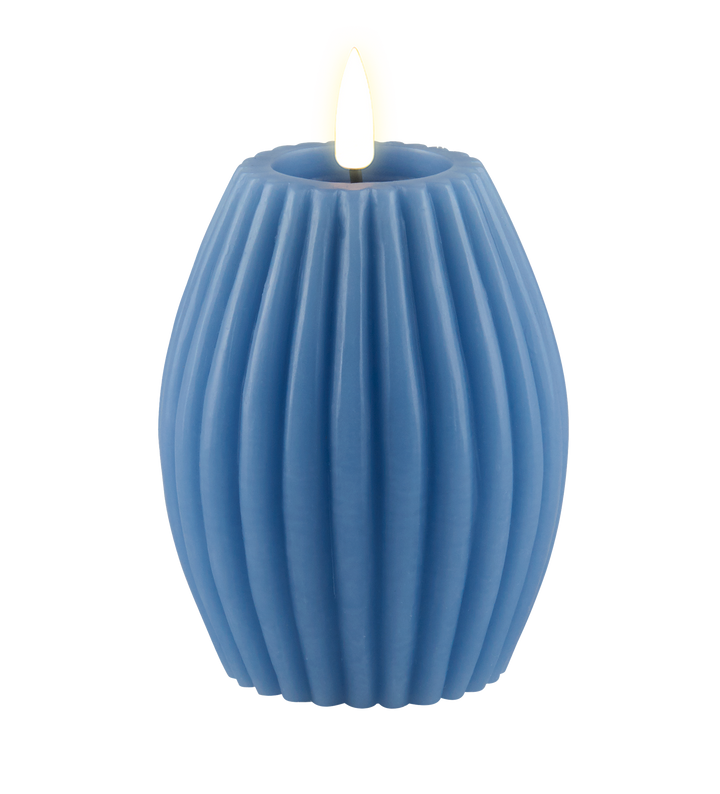 Flameless LED Stripe Candle