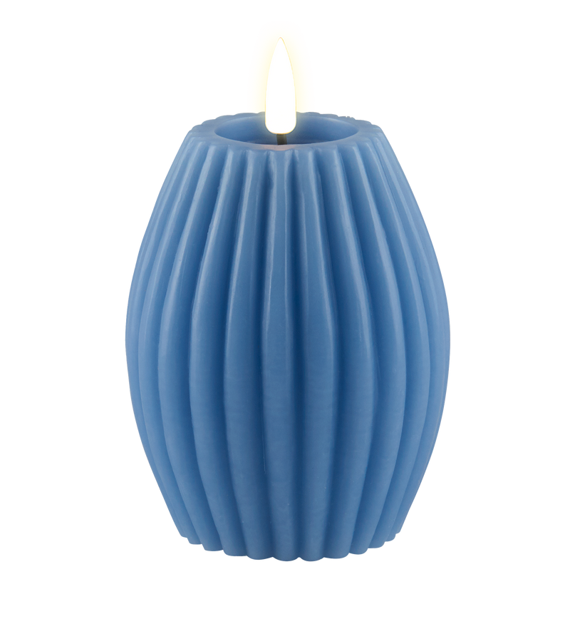 Flameless LED Stripe Candle