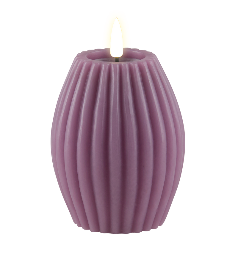 Flameless LED Stripe Candle