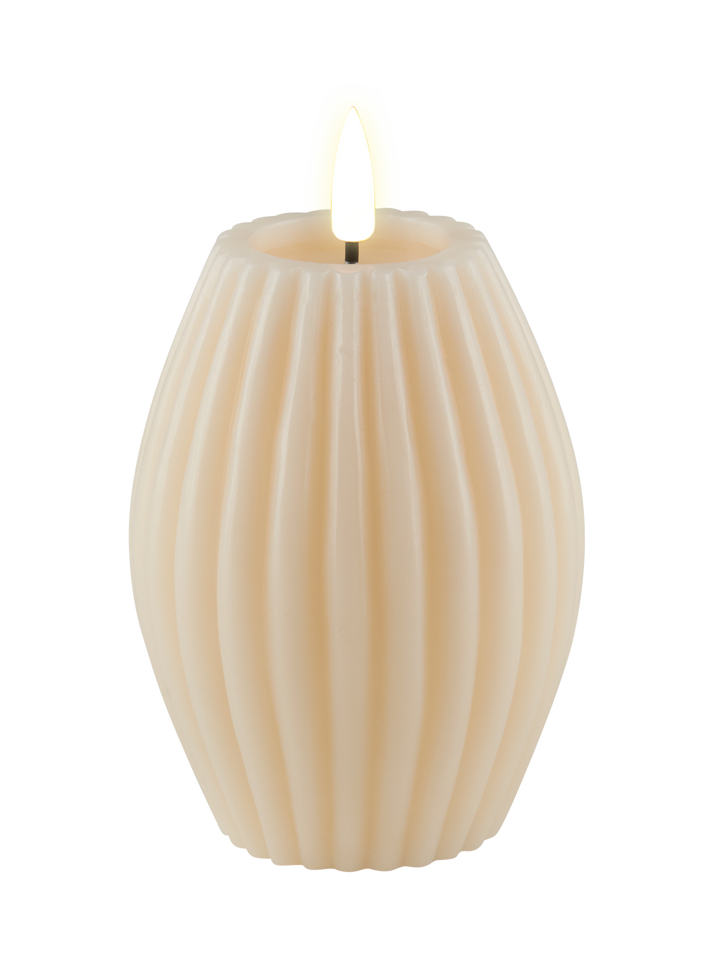 Flameless LED Stripe Candle