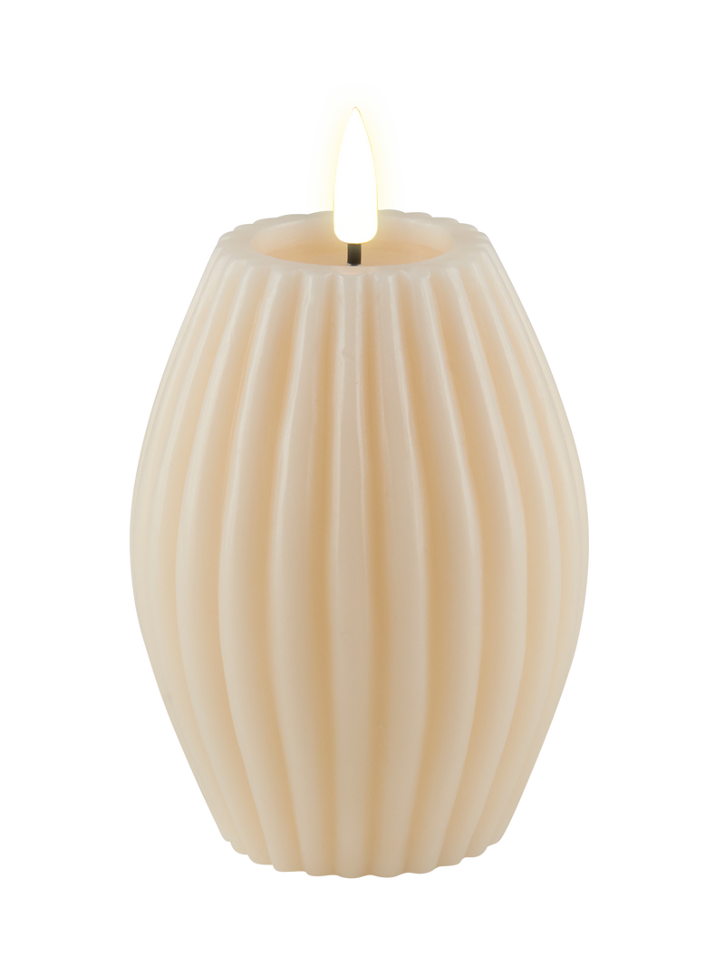 Flameless LED Stripe Candle