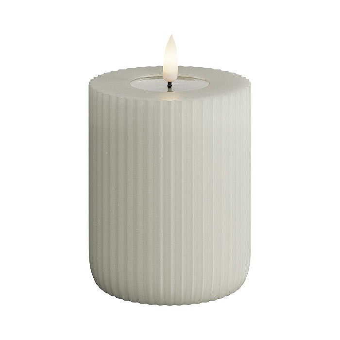 Flameless LED Solid Stripe Candle