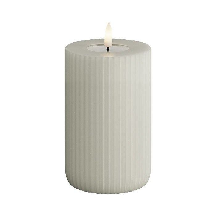 Flameless LED Solid Stripe Candle