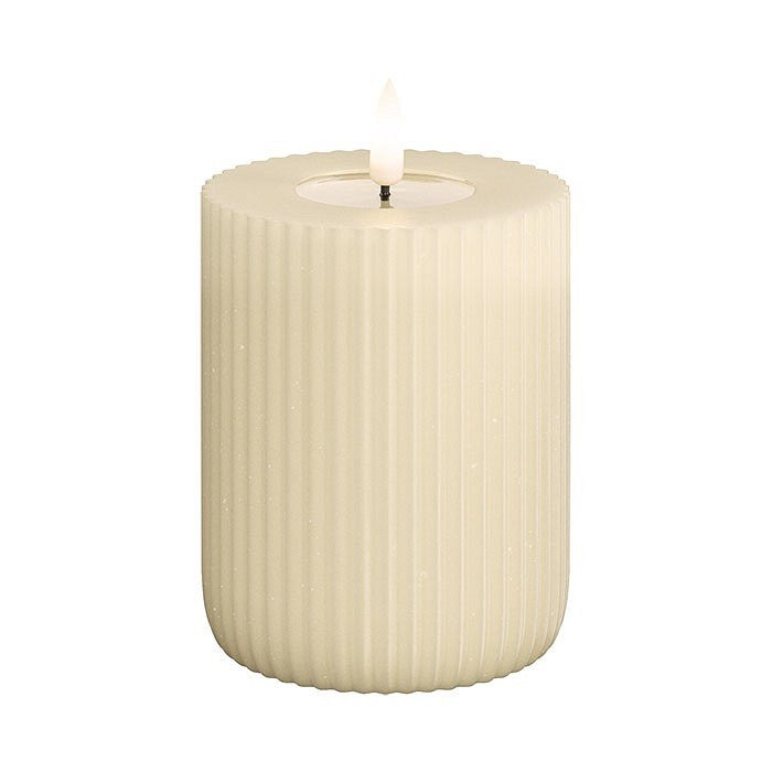 Flameless LED Solid Stripe Candle