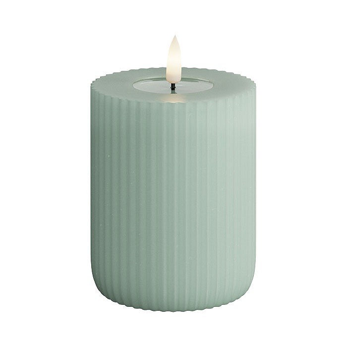 Flameless LED Solid Stripe Candle