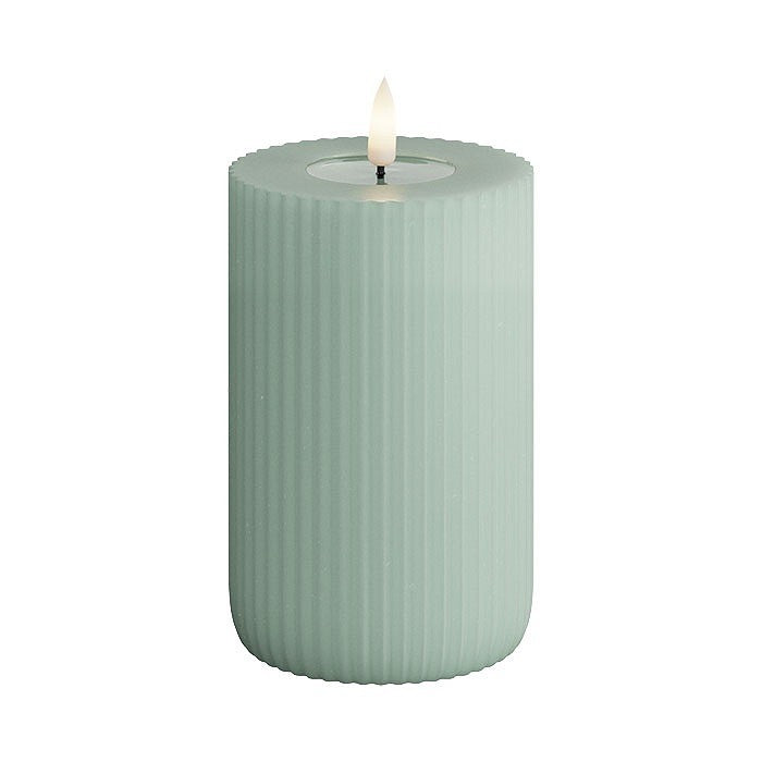 Flameless LED Solid Stripe Candle