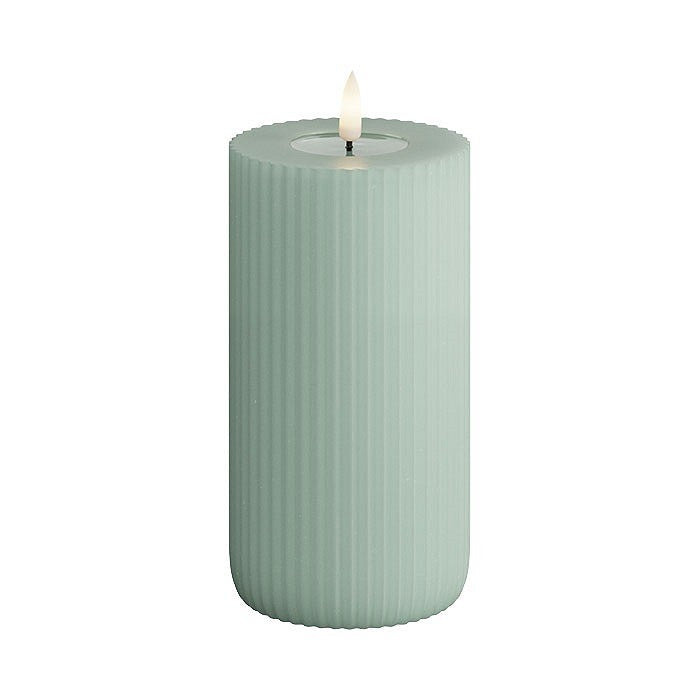 Flameless LED Solid Stripe Candle