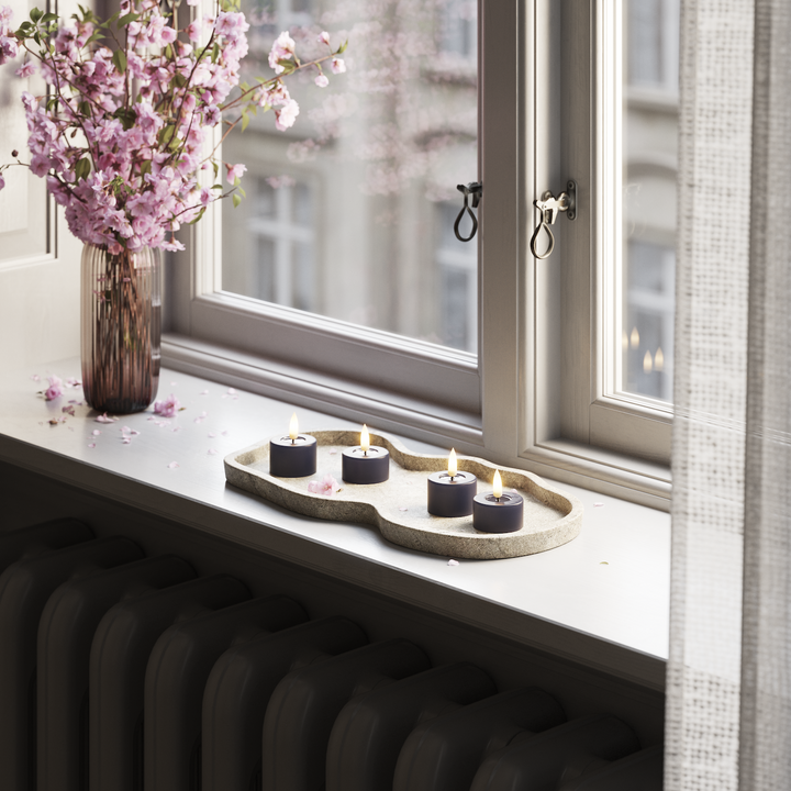 Flameless LED Royal Blue Set of 2 Tealights