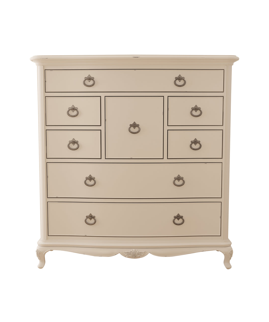 Ivory 8 Drawer Chest