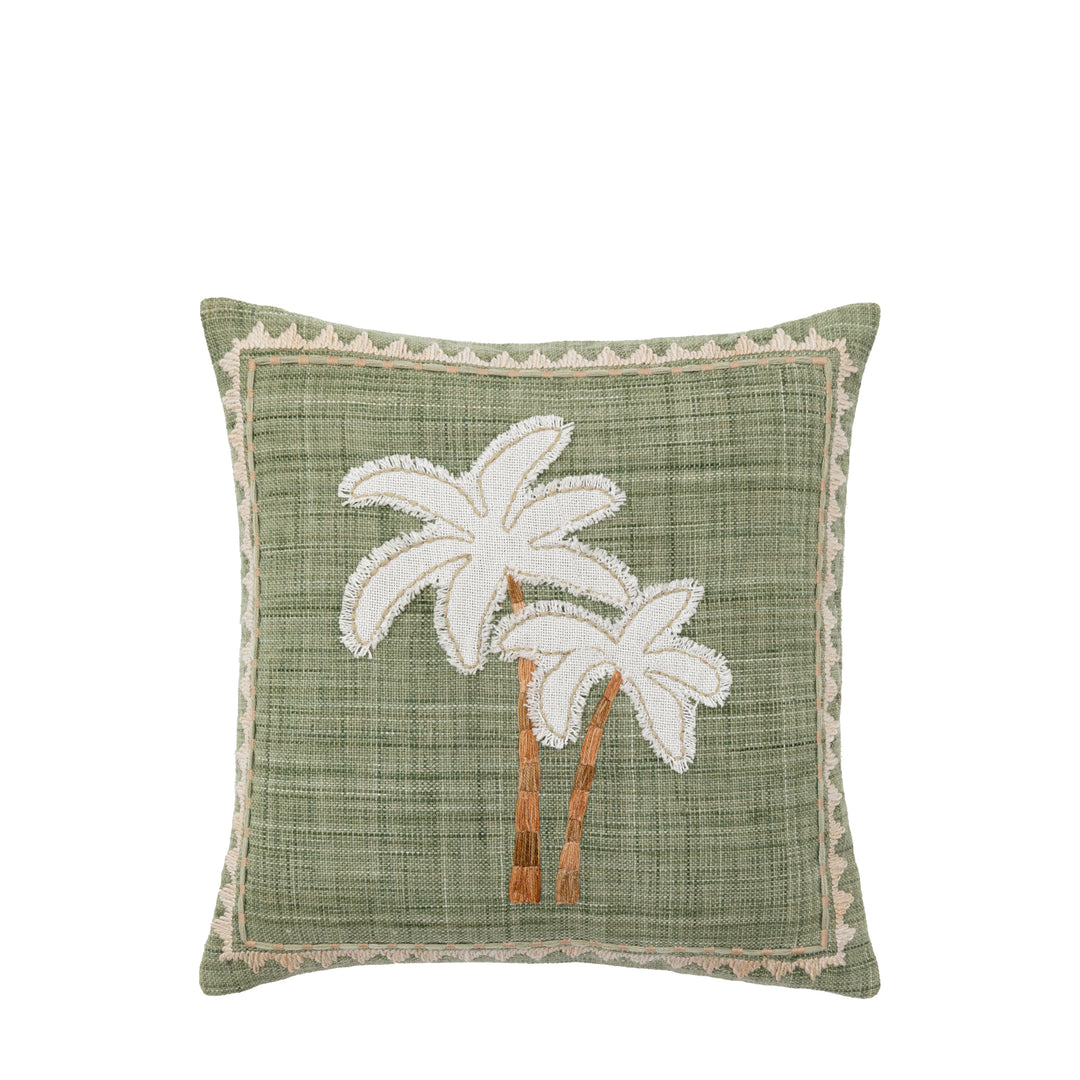 Nohea Palm Tree Outdoor Cushion 45cm in Sage