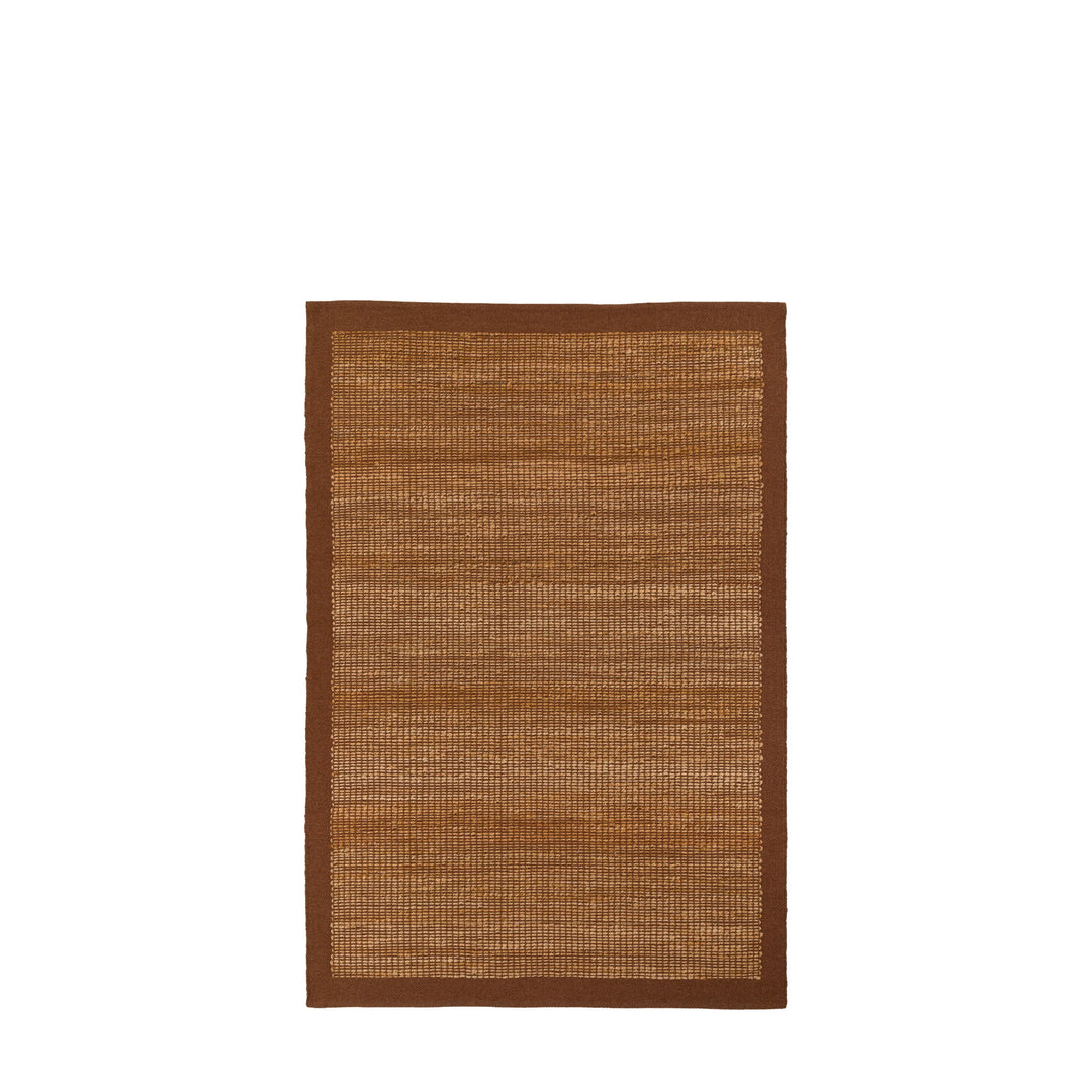 Mirelle Hand Woven Wool & Jute Rug - Chocolate