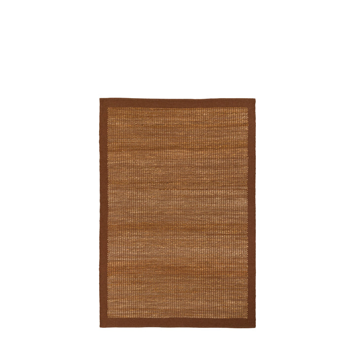Mirelle Hand Woven Wool & Jute Rug - Chocolate