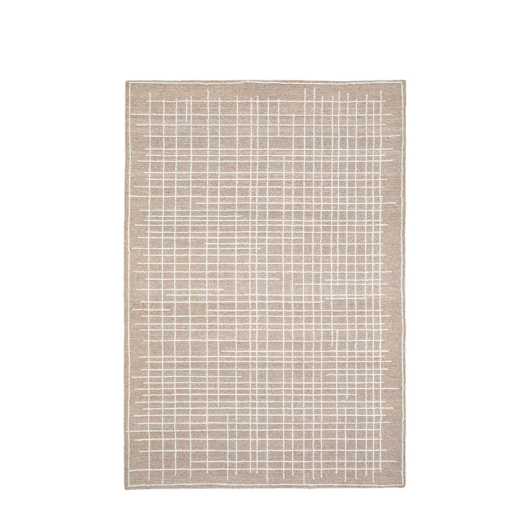 Elmira Tufted Linear Rug - Cream