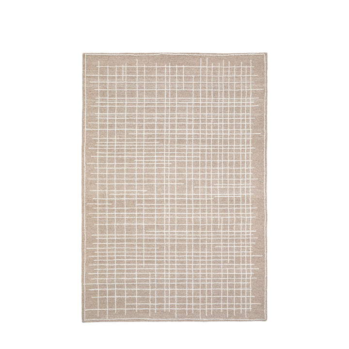 Elmira Tufted Linear Rug - Cream