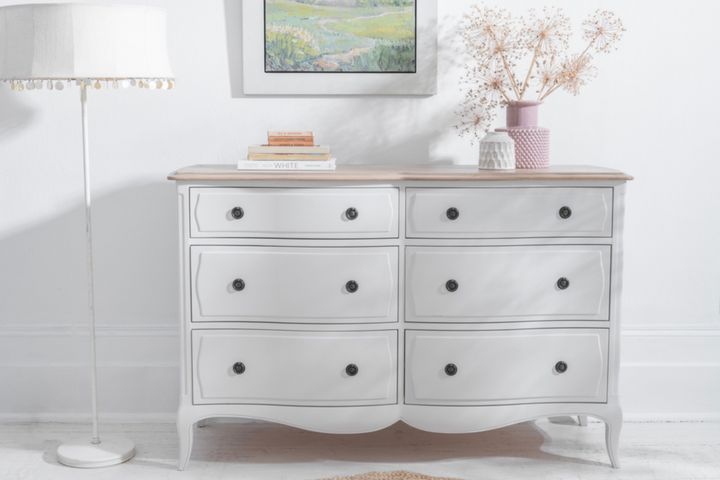 Amelie 6 Drawer Wide Chest of Drawers